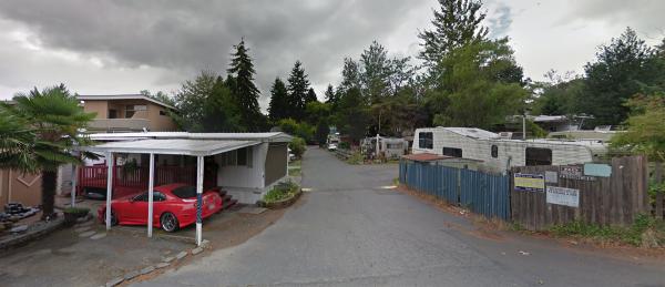 Residents at the University Trailer Park were notified in March that the land under their trailer homes was sold to a developer. Soon there will be 89 townhouses. Photo from Google maps