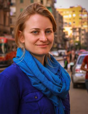 British journalist Rachel Aspden lives in and covers Egypt for The Guardian. Photo courtesy of Other Press