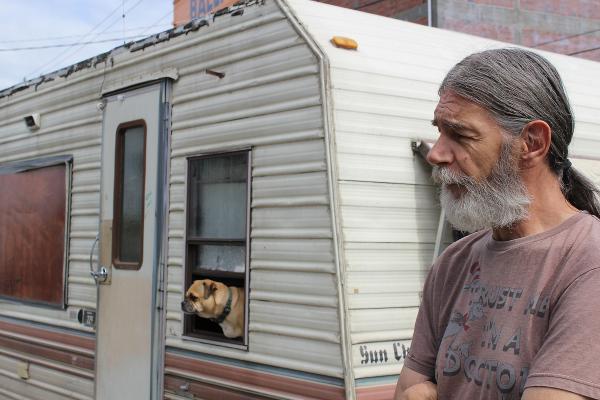 Rick S. lives in an RV and works in the Ballard area. Photo by Alex Visser