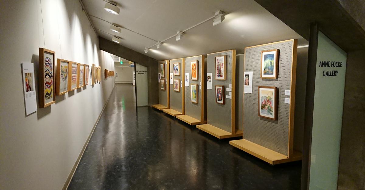 Installation view of "The Artist Within" at Seattle City Hall. Photo by Lisa Edge