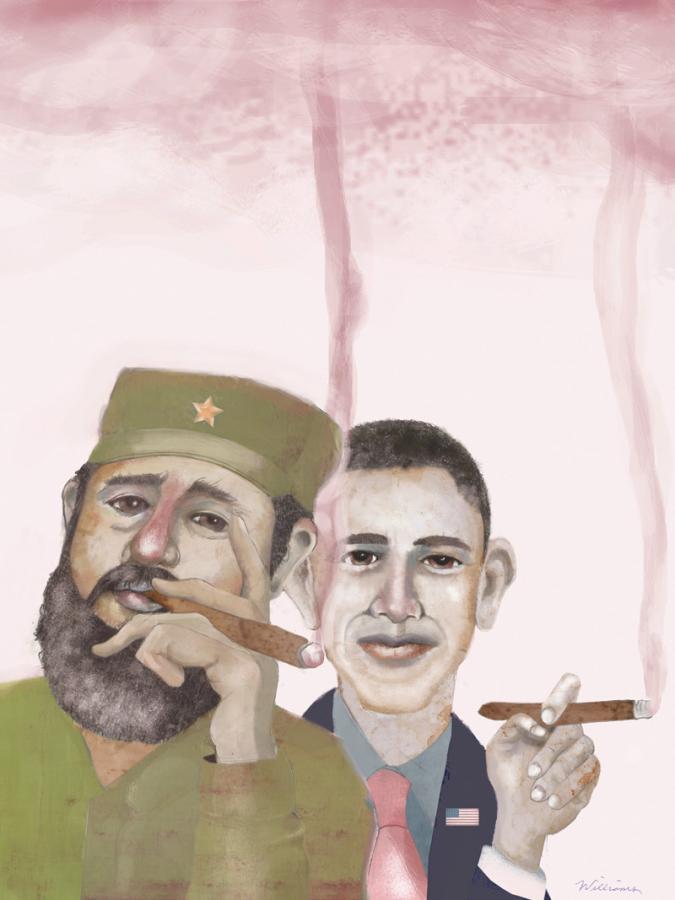 Cuba Castro and Obama