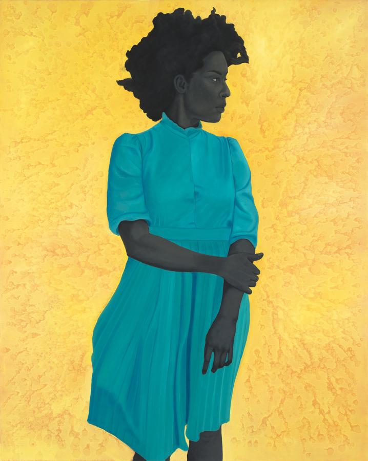 "Saint Woman," oil on canvas by Amy Sherald