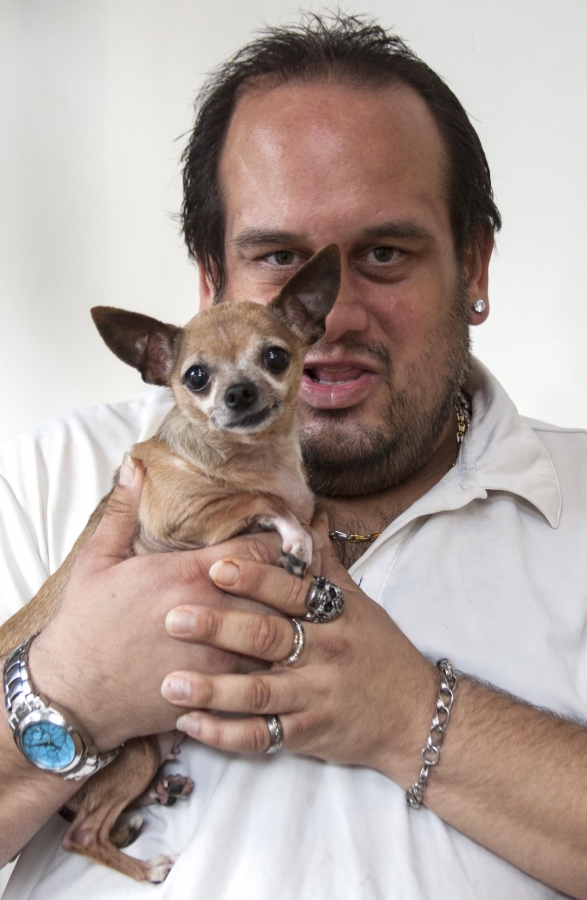 Real Change vendor Joshua Trujillo lost his dog Bella during a hospital stay. He was lucky to get her back.