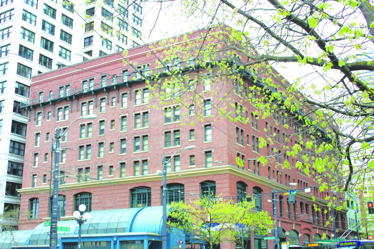 The Morrison, a DESC shelter, stands at the heart of Pioneer Square, which will be ground zero in the event of an earthquake. DESC retrofitted the building after the 2001