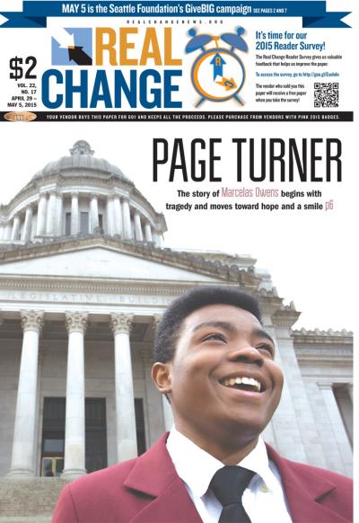 Real Change Cover 4/29/2015