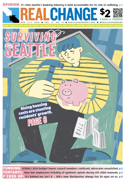 Seattleites are increasingly feeling the squeeze as housing costs keep increasing, leading to more evictions and homelessness than ever before. Read the full story by staff reporter Guy Oron.