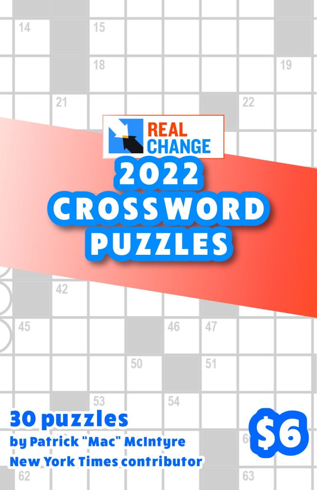 Cover of Real Change Crossword Book 2022 edition