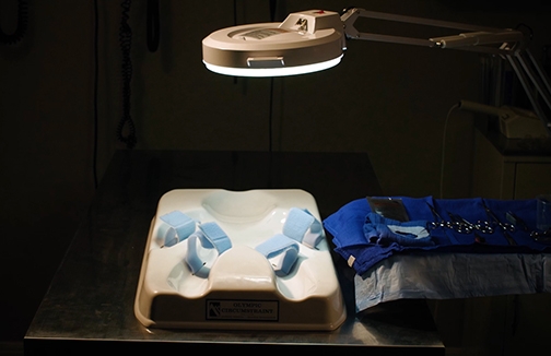 The circumstraint is a device babies are strapped down to when circumcised. “American Circumcision” explores the modern circumcision debate.
