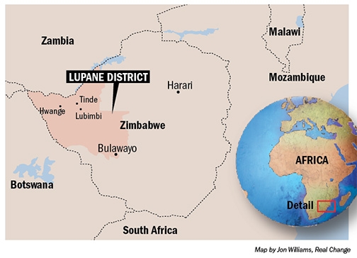Lupane District, Zimbabwe