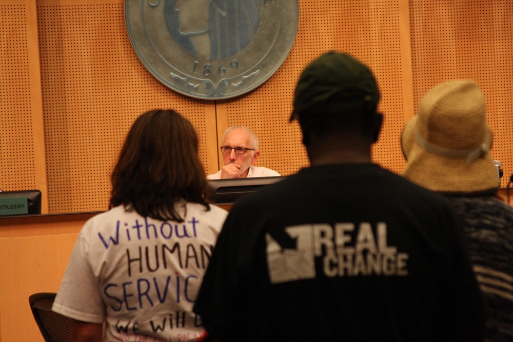 Nick Licata serving on Seattle City Council. File photo