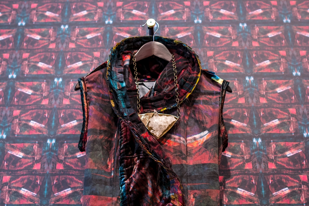 “Project 42: Myra Ical” memorial garment at SAM. Photo by Natali Wiseman, © Seattle Art Museum