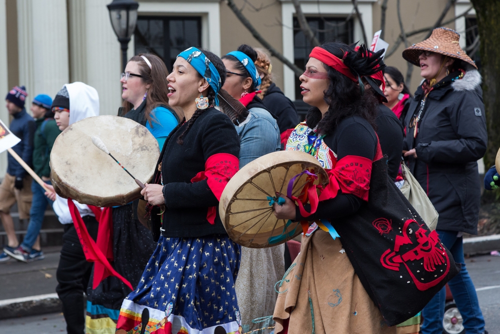 Third annual Womxn’s March in Seattle. Photo by Lisa Hagen Glynn